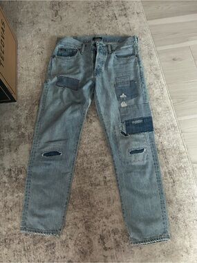 Polo RL Women’s  Blue Patchwork Jeans